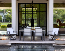 Load image into Gallery viewer, Hollywood 7pc Dining - Platinum/Silver