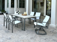 Load image into Gallery viewer, Hollywood 7pc Dining - Platinum/Silver