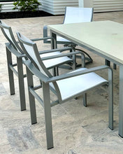 Load image into Gallery viewer, Hollywood 7pc Dining - Platinum/Silver