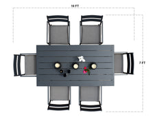 Load image into Gallery viewer, Zella 7pc Dining - Graphite