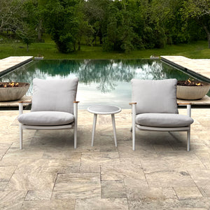 Palomar 3pc Chat Set - Frost