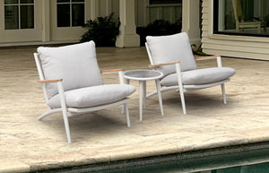 Palomar 3pc Chat Set - Frost