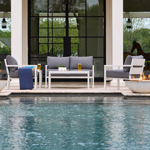 Zella 5pc Deep Seating - Frost