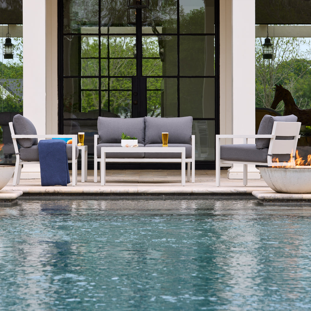 Zella 5pc Deep Seating - Frost