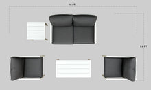 Load image into Gallery viewer, Zella 5pc Deep Seating - Frost
