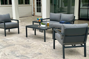 Zella 5pc Deep Seating - Graphite