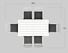 Load image into Gallery viewer, Zella 7pc Dining - Frost
