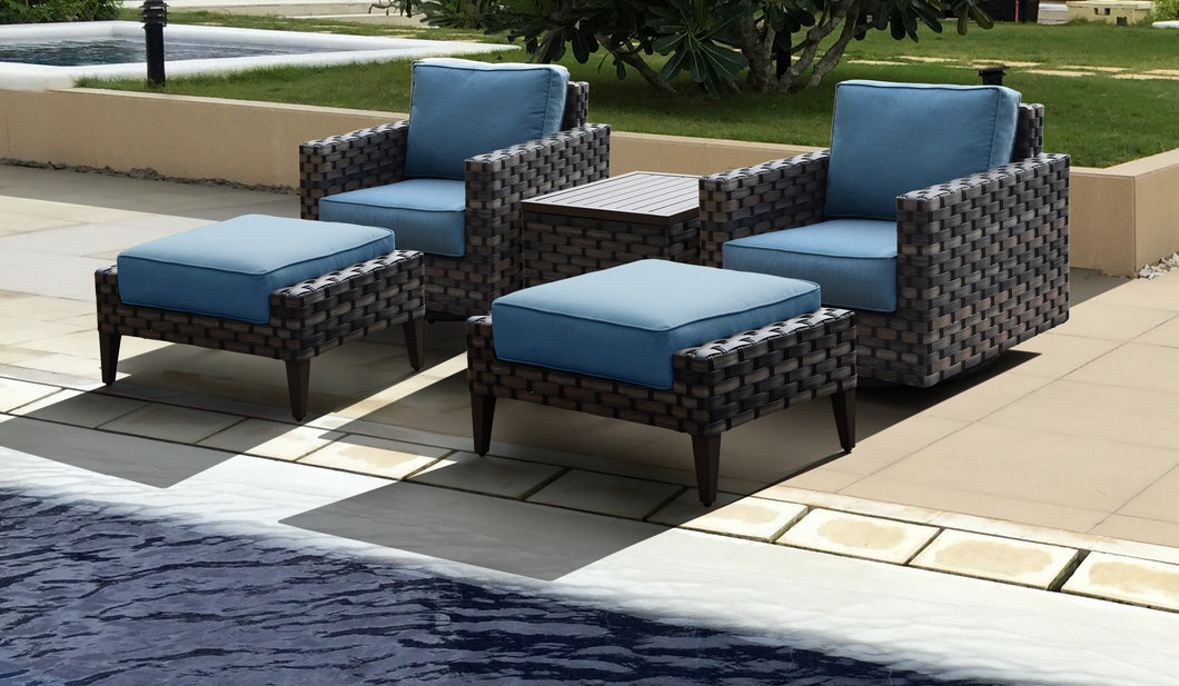 Santorini 5-Piece Chat Set